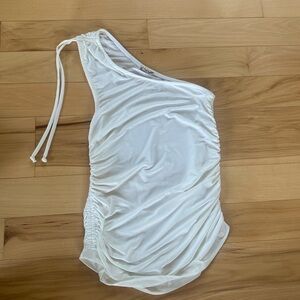 Free people intimates off white top
